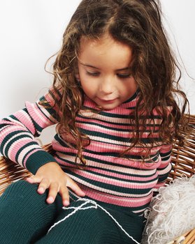 Rippenstrickpullover aus reiner Merinowolle