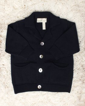 Blazer jacket in pure organic cotton for boys