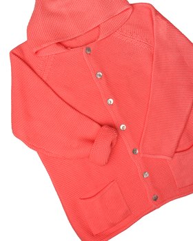 Giacca Links con Cappuccio in Puro Cotone BIO per Ragazzi