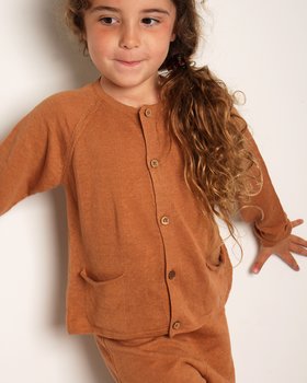 Jacke Taschen aus reiner Baumwolle und reinem Leinen