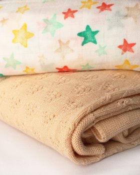 Set cover cotton and bamboo muslin