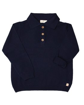 Polo in maglia Ragazzo in Pura Lana Merino Ultrafine
