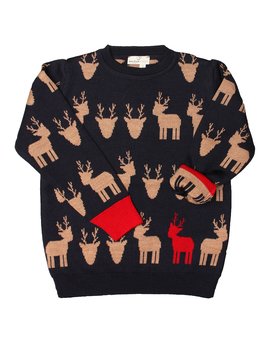 Maglione Natalizio Ragazzi in Pura Lana Merino