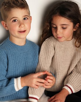 Ultrafeiner Kinderpullover aus reiner Merinowolle