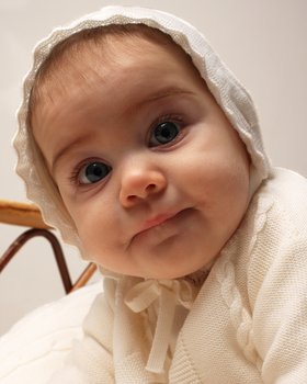 Babymütze aus reiner Merinowolle