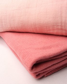 Set coperta cotone e lino e mussola cotone