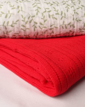 Set coperta cotone e mussola cotone