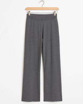 Trumpet trousers in viscose for women