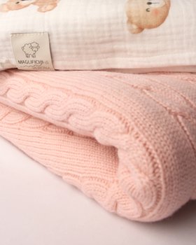 Set Copertina Lana Cotta e Mussola Cotone