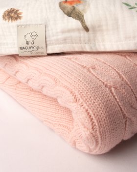 Set Copertina Lana Cotta e Mussola Cotone