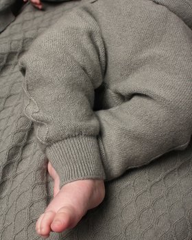 Ghettina neonato Losanghe Unisex in Puro Cashmere