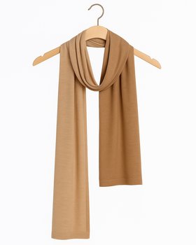 Bicolor Scarf in Pure Wool for Women