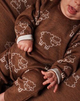 Schlafanzug aus reiner Merinowolle