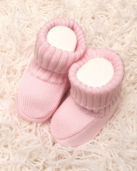 Schuhe, Socken Geburt in Pure Eucalyptus