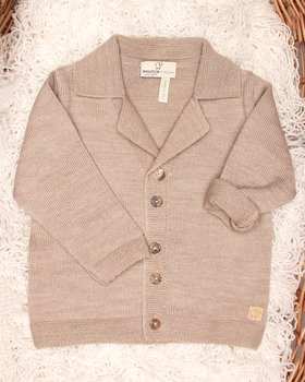 Giacchina Neonato Blazer in Pura Lana Merino