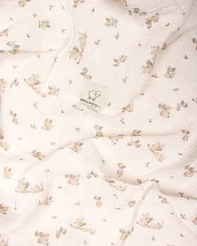 Muslin Cotton Newborns Little Bunny 65x100cm Cotton Bio