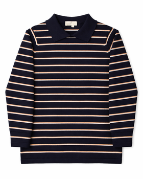 Polo Langarm Aloe aus reiner BIO-Baumwolle für Kinder