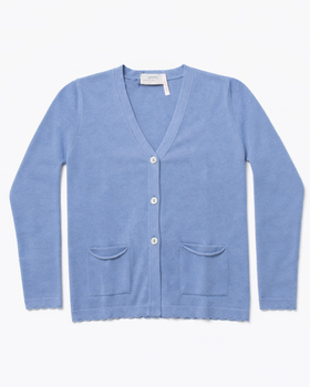 Cardigan con Tasche Cotone Donna