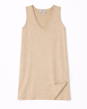 Canotta Lunga Donna Cotone-Lino