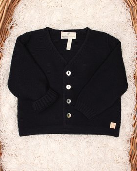 Organic Cotton V-Neck Baby Cardigan