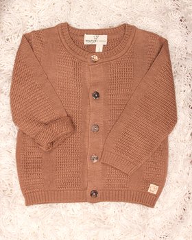 Cardigan Neonati in Bamboo e Cotone Naturali - Aura