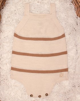 Neugeborenen-Strampler aus Leinen und Baumwolle – Linum