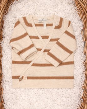 Pullover mit langen Ärmeln aus Leinen und Baumwolle für Neugeborene - Linum