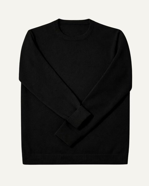 Crewneck sweater in pure cashmere