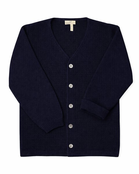 Cardigan bimbo in puro cotone biologico