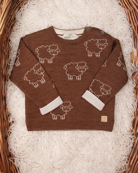 Woolly - maglia neonati in pura lana merino extrafine