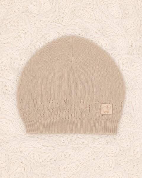 Berrettino neonato in puro cashmere