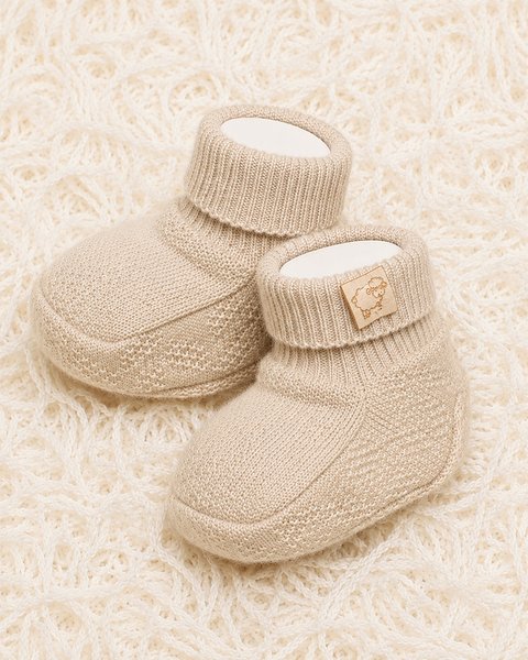 Calzine nascita in puro cashmere