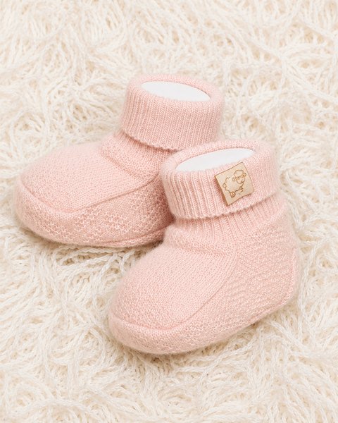 Calzine nascita in puro cashmere