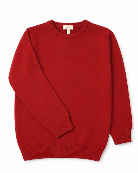 Maglia basica unisex in pura lana merino