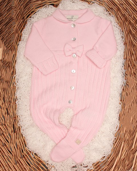 Tutina neonata fiocco in pura lana vergine merino extrafine