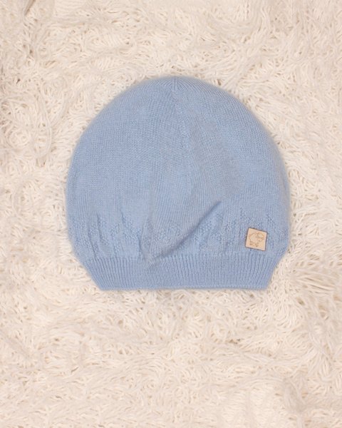 Berrettino neonato in puro cashmere