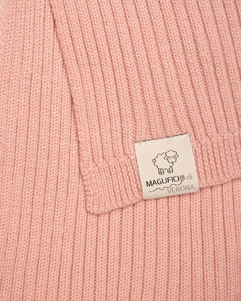 Sciarpa maglia pura lana merinos bimbi