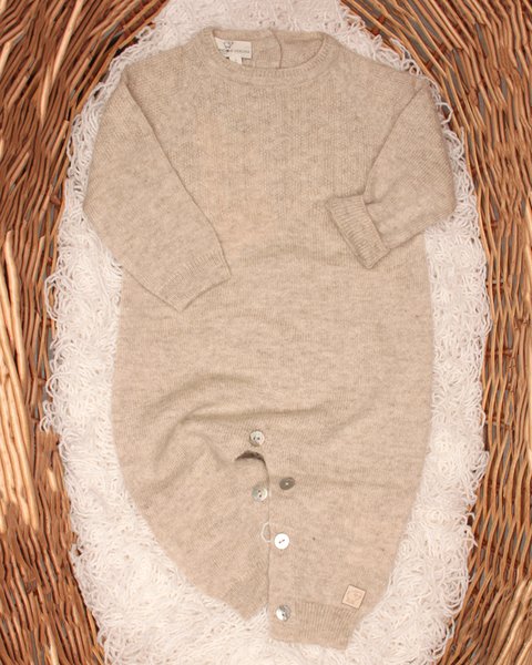 Tutina neonato in puro cashmere