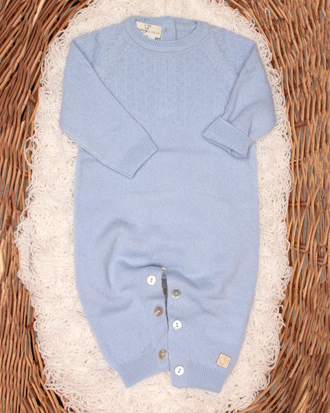 Tutina neonato in puro cashmere