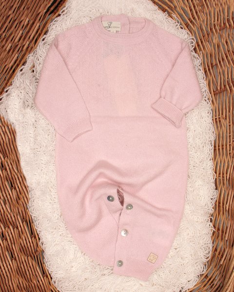 Tutina neonato in puro cashmere
