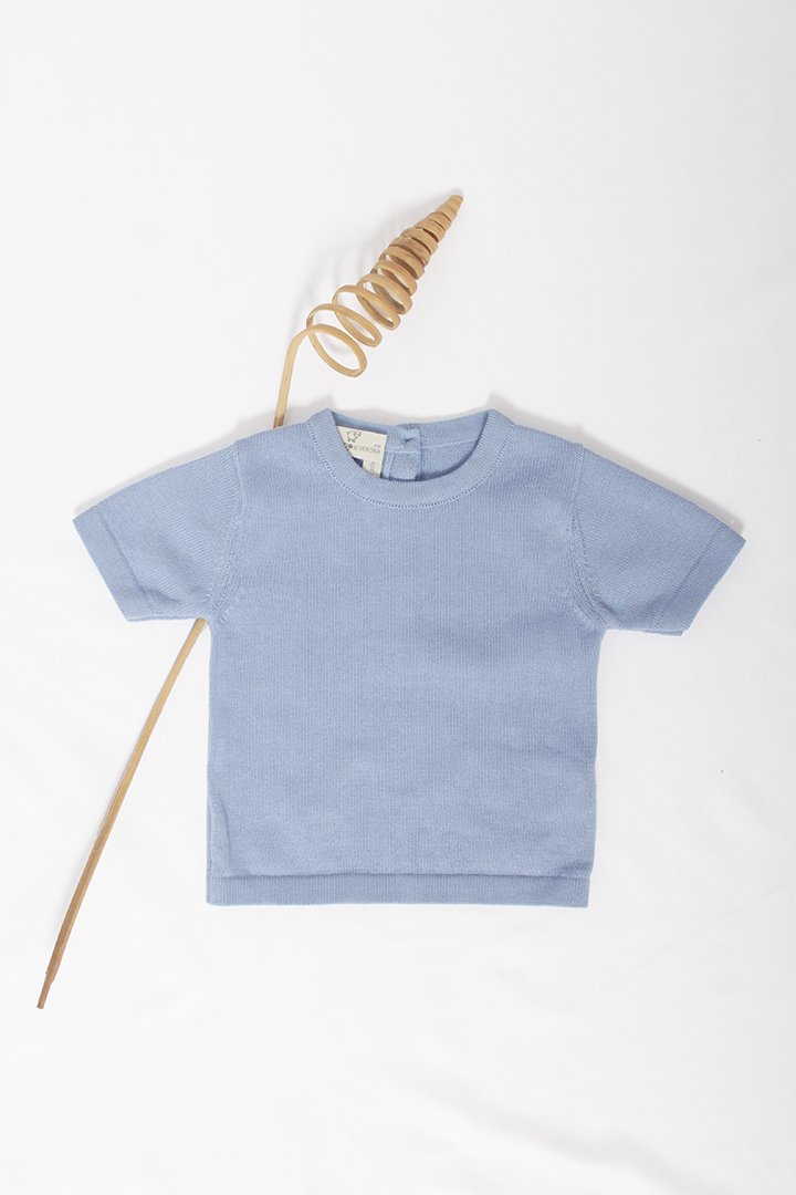 Natural basic t-shirt in puro cotone bio