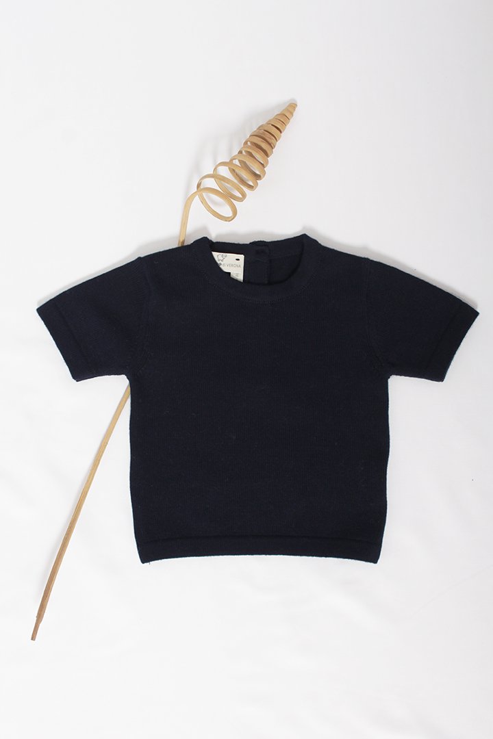 Natural basic t-shirt in puro cotone bio