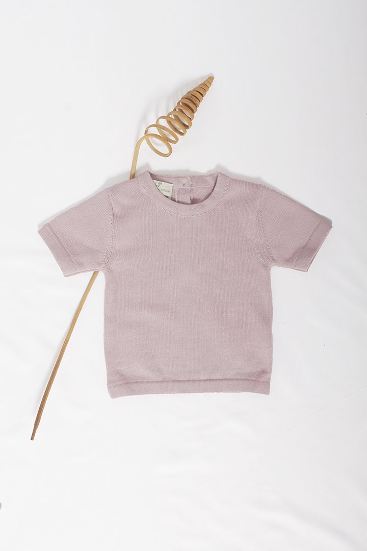 Natural basic t-shirt in puro cotone bio