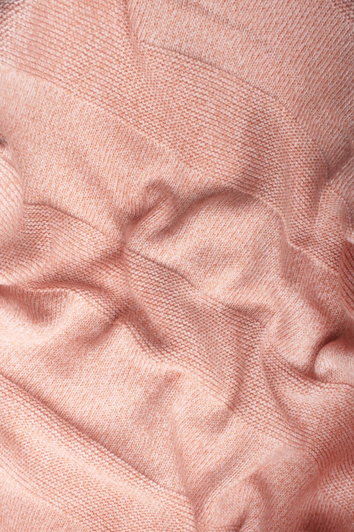 Coperta neonato moulinè pura lana merino