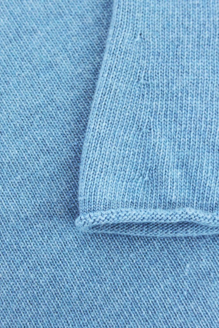 Maglia con collo a camino maxi