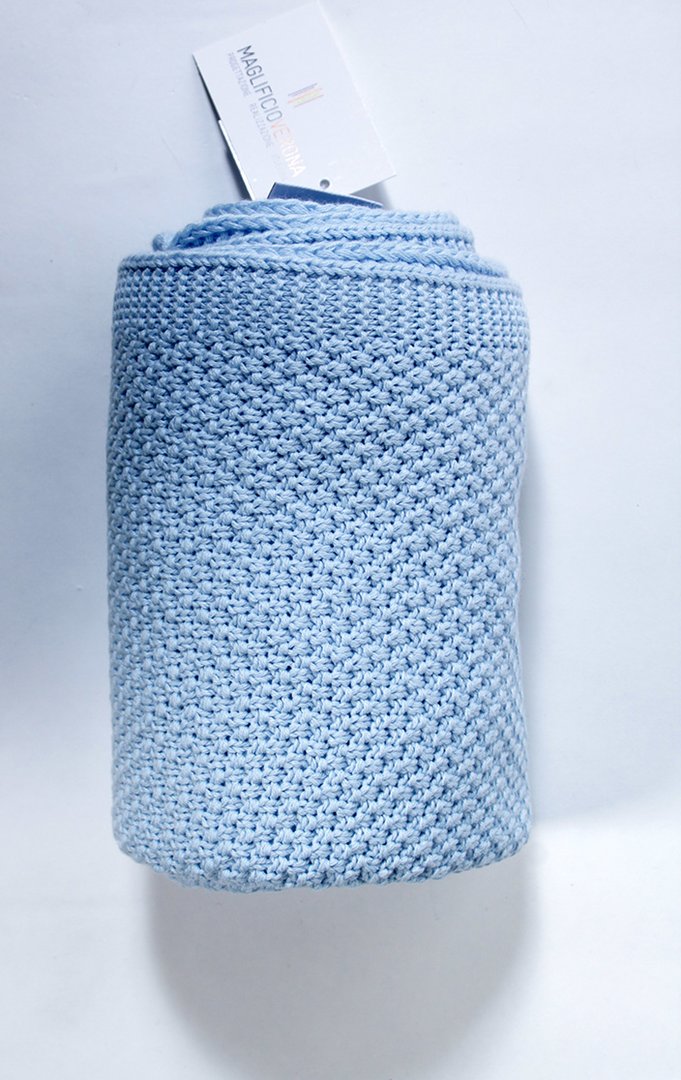 Copertina cotone punto riso
