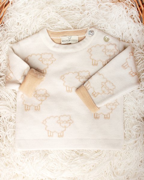 Maglioncino woolly pura lana merinos