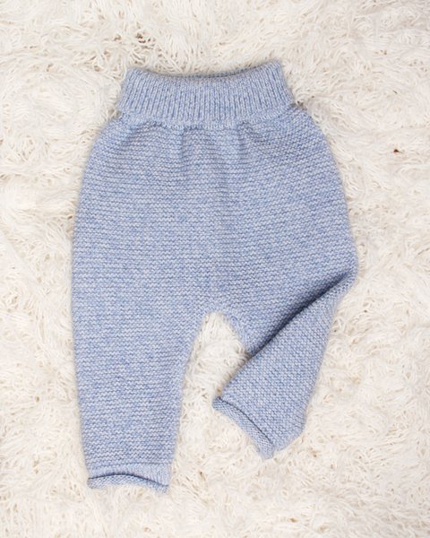 Pantalone moulinè in pura lana merinos