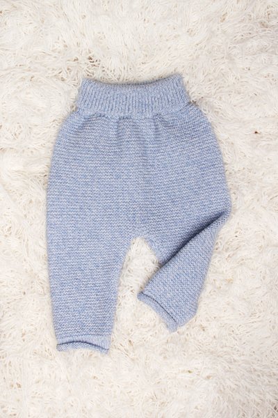 Pantalone moulinè in pura lana merinos