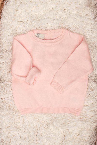 Maglioncino basic in puro cotone bio